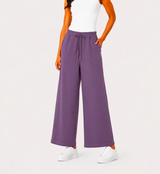 Drawstring Wide Pants