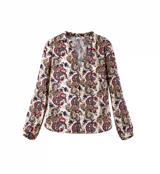 Paisley Print Blouse
