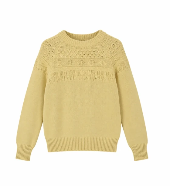 Textured Stitch Knit Pullover