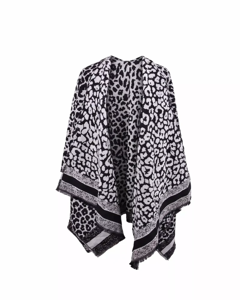 Printed Draped Shawl