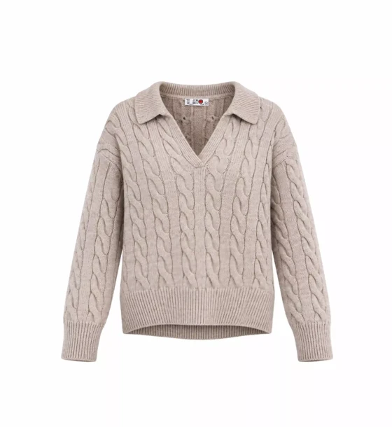 Knit Polo Top
