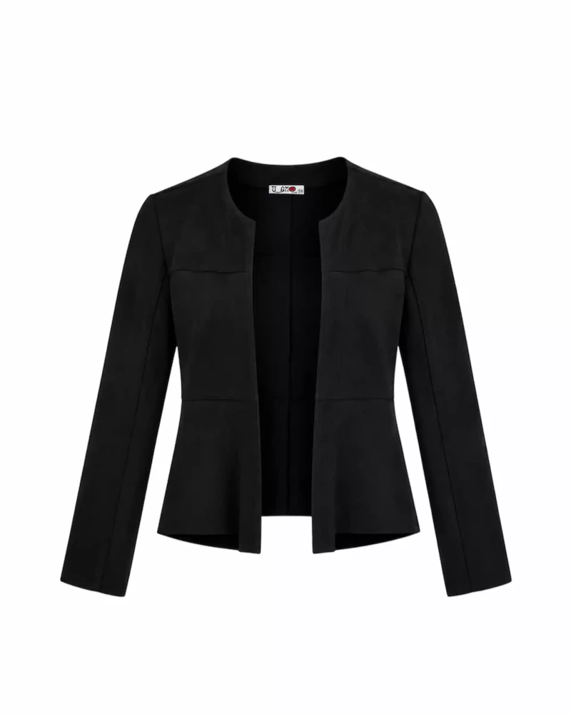 Structured Open-Front Jacket
