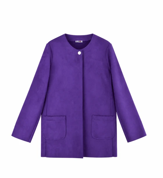 Suede Patch Pocket Jackett