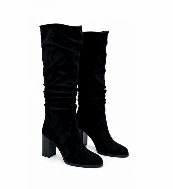 Slouchy Suede Boots