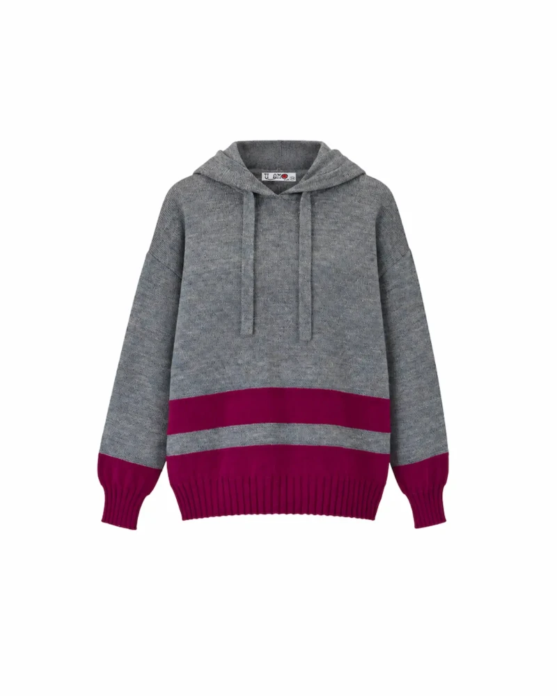 Knit Hoodie Sweater
