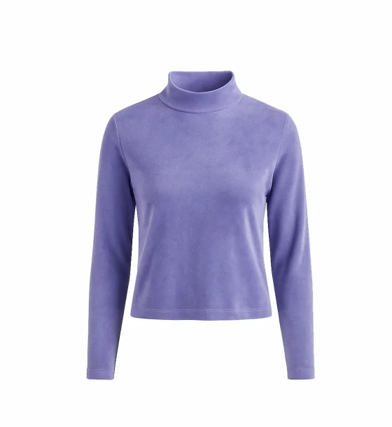 Modern Mock Neck Top