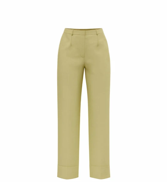 Straight-Leg Trousers with a Clean Tailored Fit