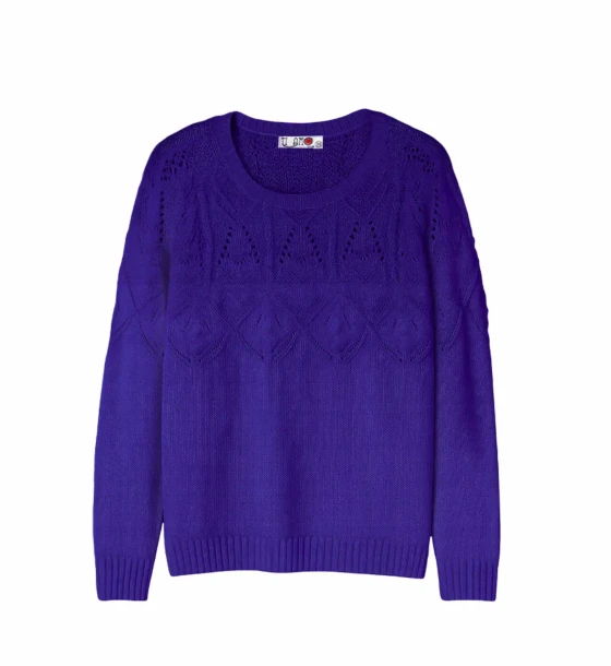 Sweater with  Jacquard Pattern