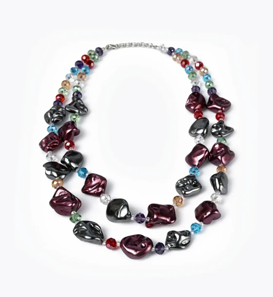 Double-Layer Short Statement Necklace