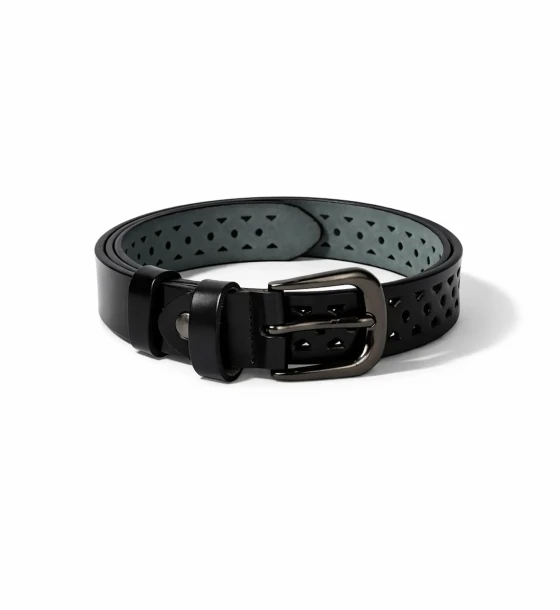 Women’s Perforated Belt with Modern Touch
