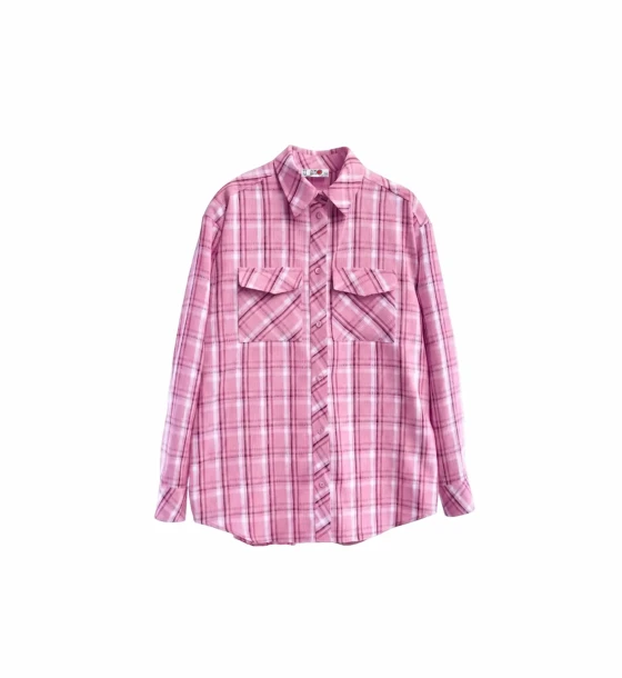 Modern Practical Plaid Shirt
