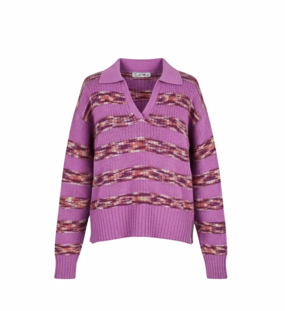 Elegant Striped Sweater