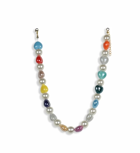 Colored Pearl Necklace
