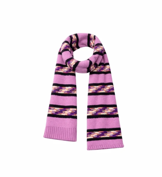 سكارف تريكو مخطط ملون