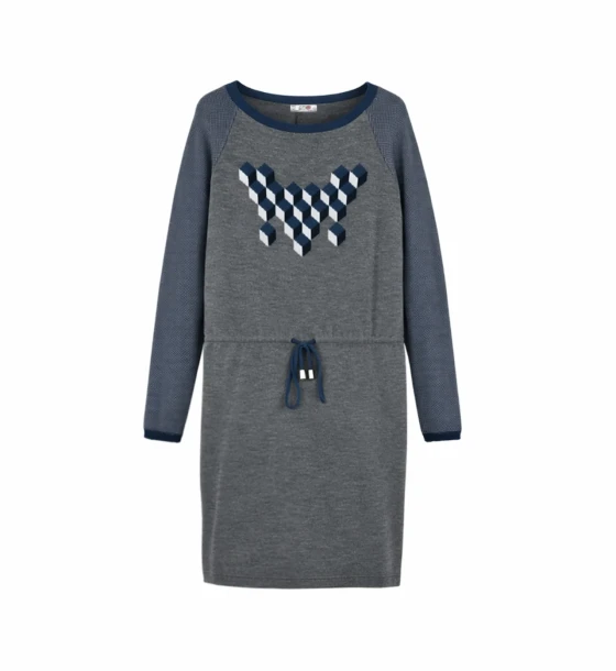 Elegant Casual Knit Dress