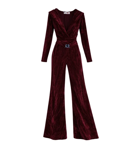 Elegant Wrap Style Jumpsuit