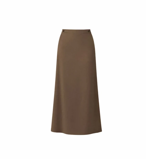 High-Waist A-Line Skirt
