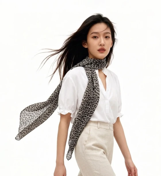 Leopard Print Scarf