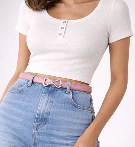 Bow Buckle Belt