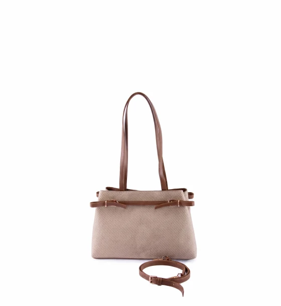 Classic Diagonal Leather Bag