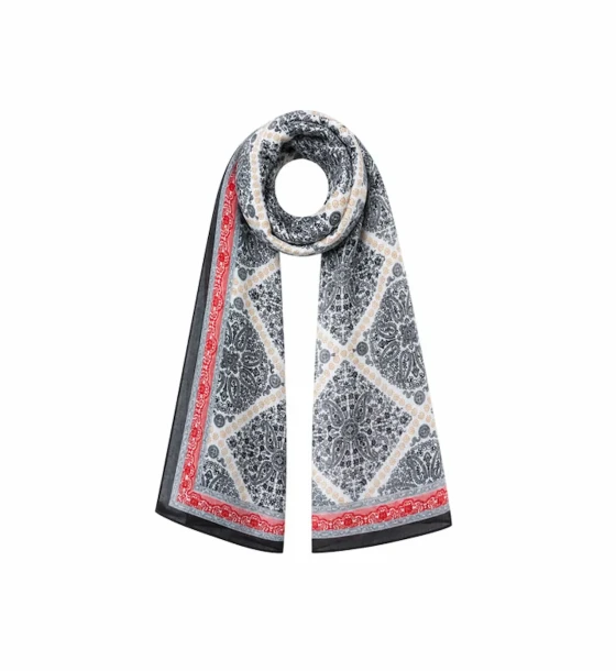 Geometric Pattern Scarf