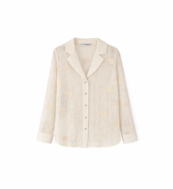 Lace Revere Collar Jacket