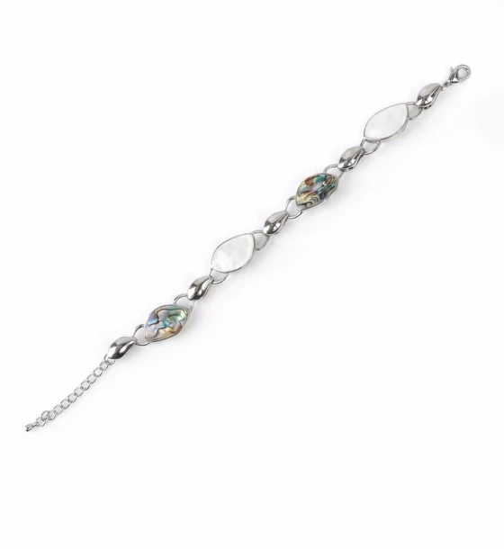 Silver Teardrop Bracelet