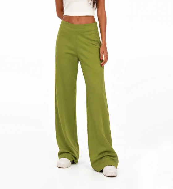 High Waist Satin