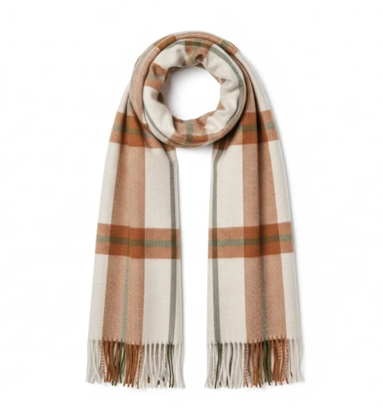 Chic Winter Checked Scarf